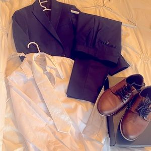 Calvin Klein navy suit